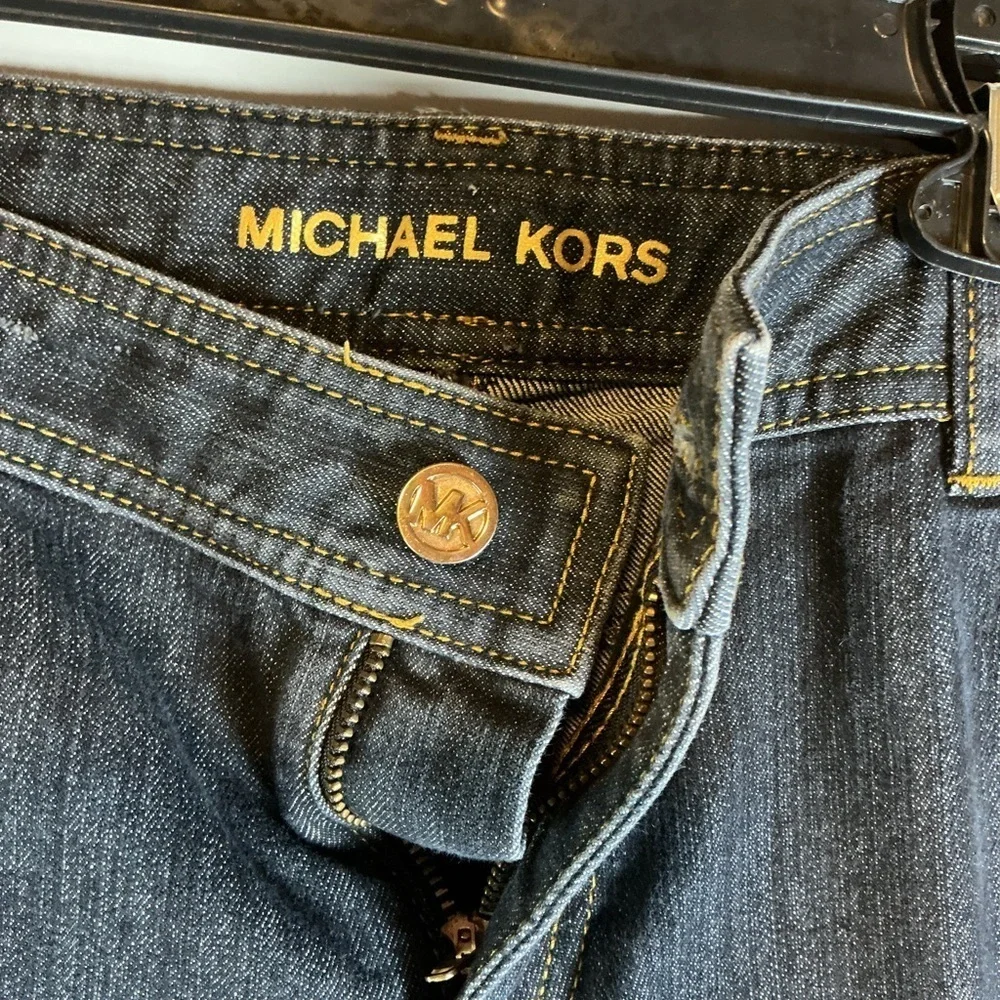 Michael Kors Dark Blue Flare Jeans